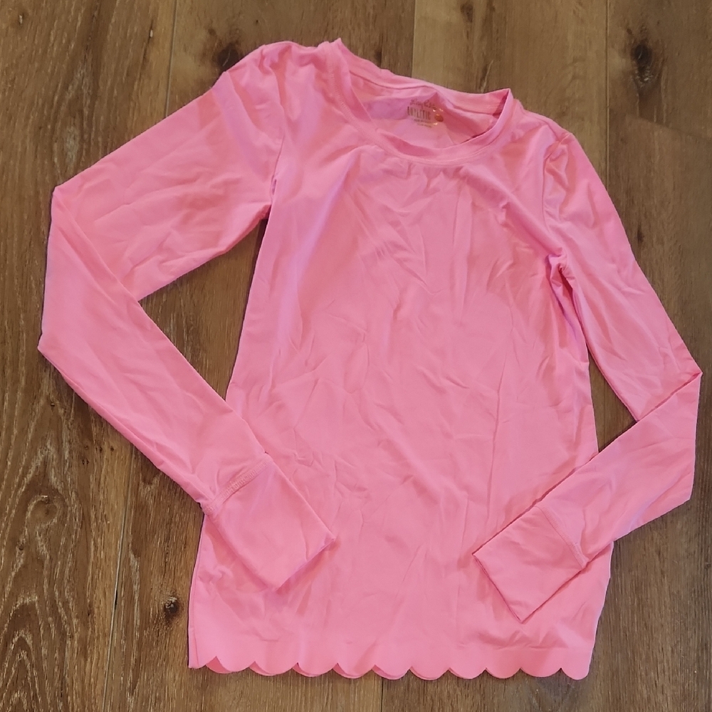 Lilly Pulitzer Luxxletic Pink Long Sleeve Top